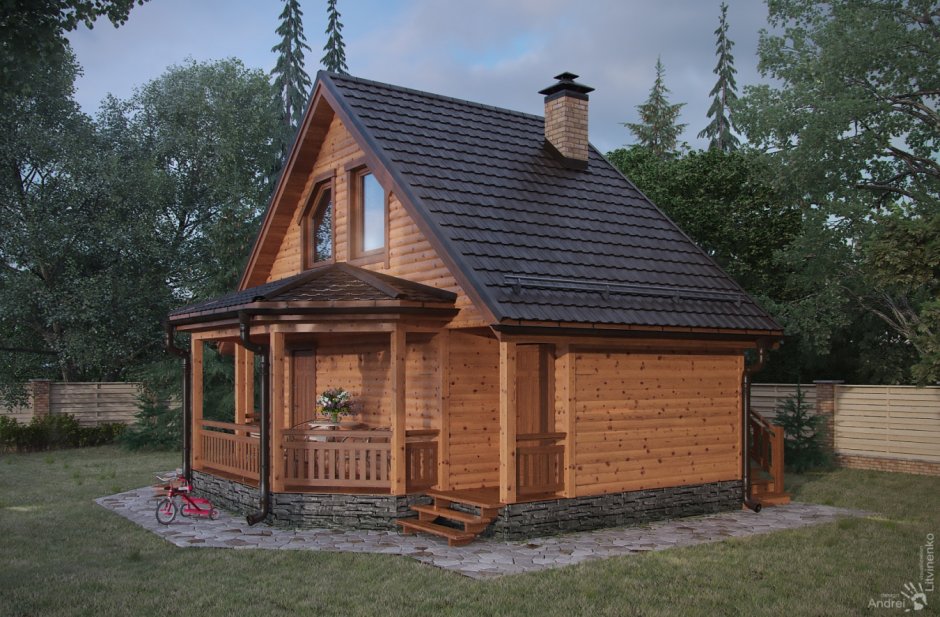 Баня с верандой и барбекю проекты 6х3