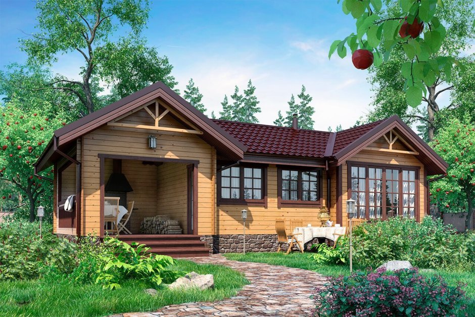 Дом с баней