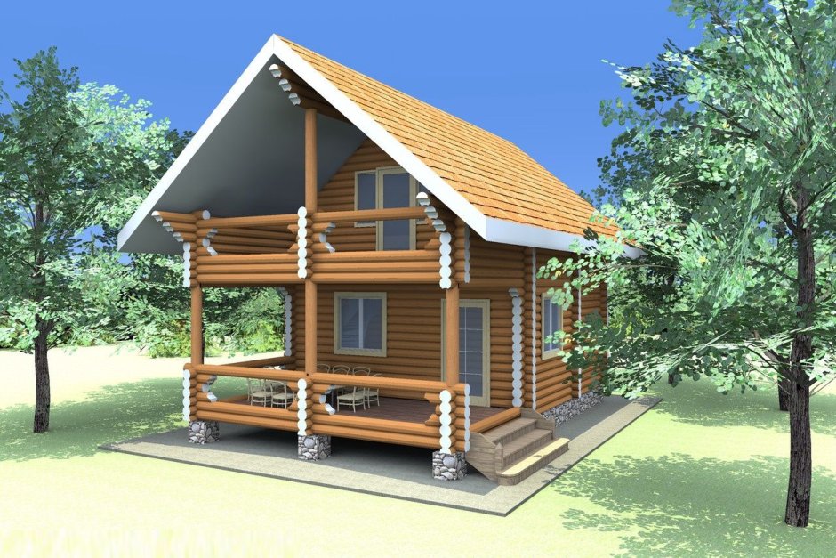 Баня из бруса современные проекты