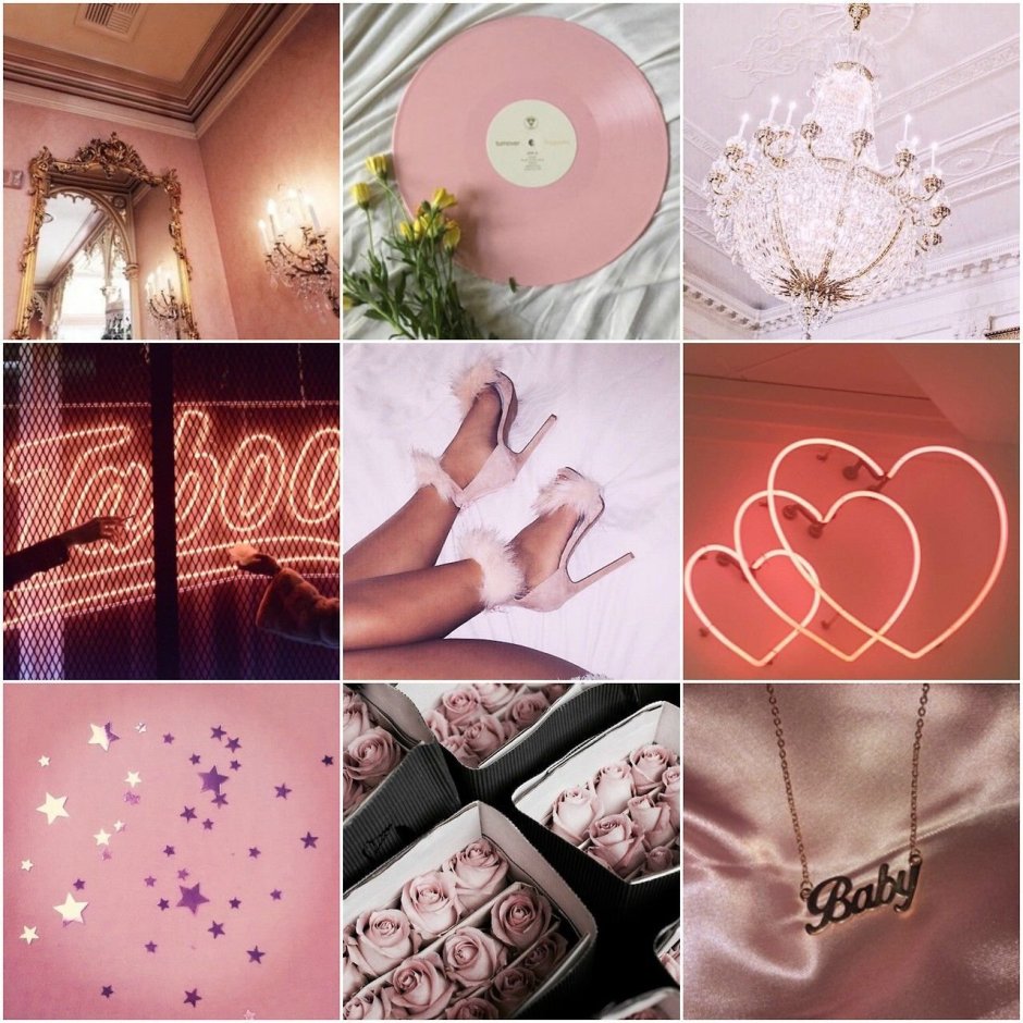 Комнаты из пинтереста Эстетика розовый