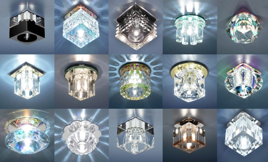 Натяжные потолки с точечной подсветкой