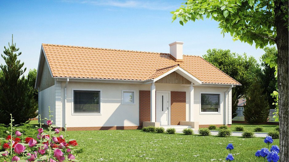 Одноэтажный дом 100кв м Бавария