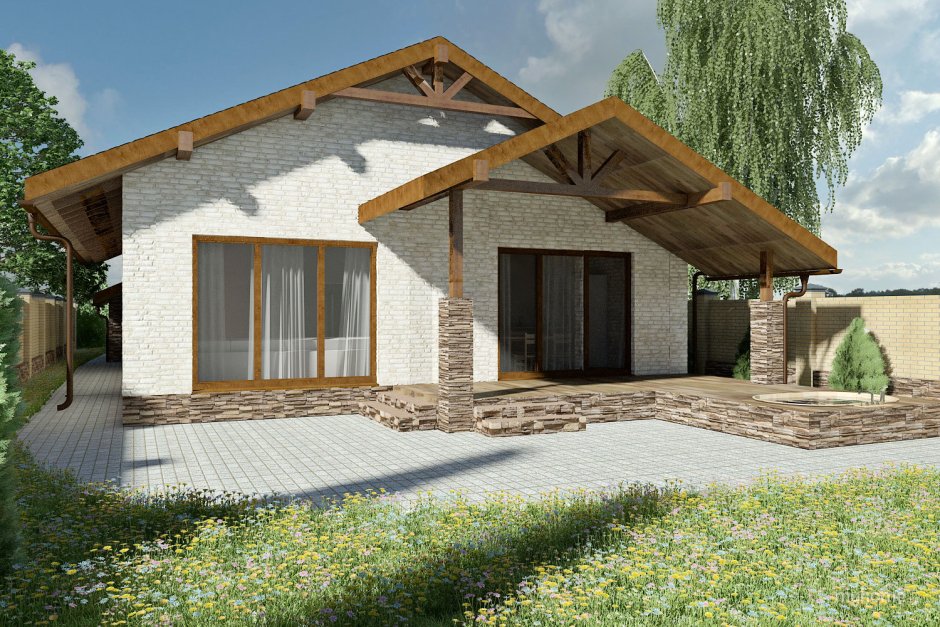 Шале 100м2 одноэтажные