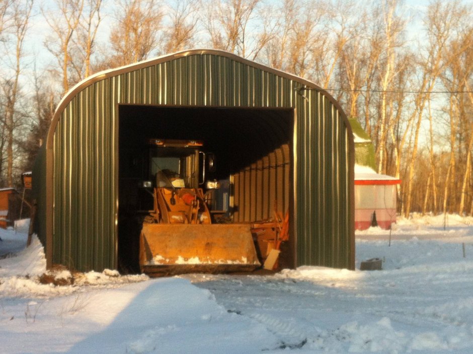 Арочный гараж