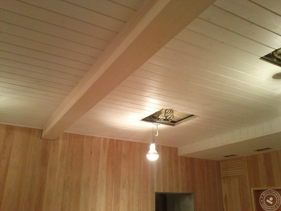 Вагонка имитация бруса на потолок