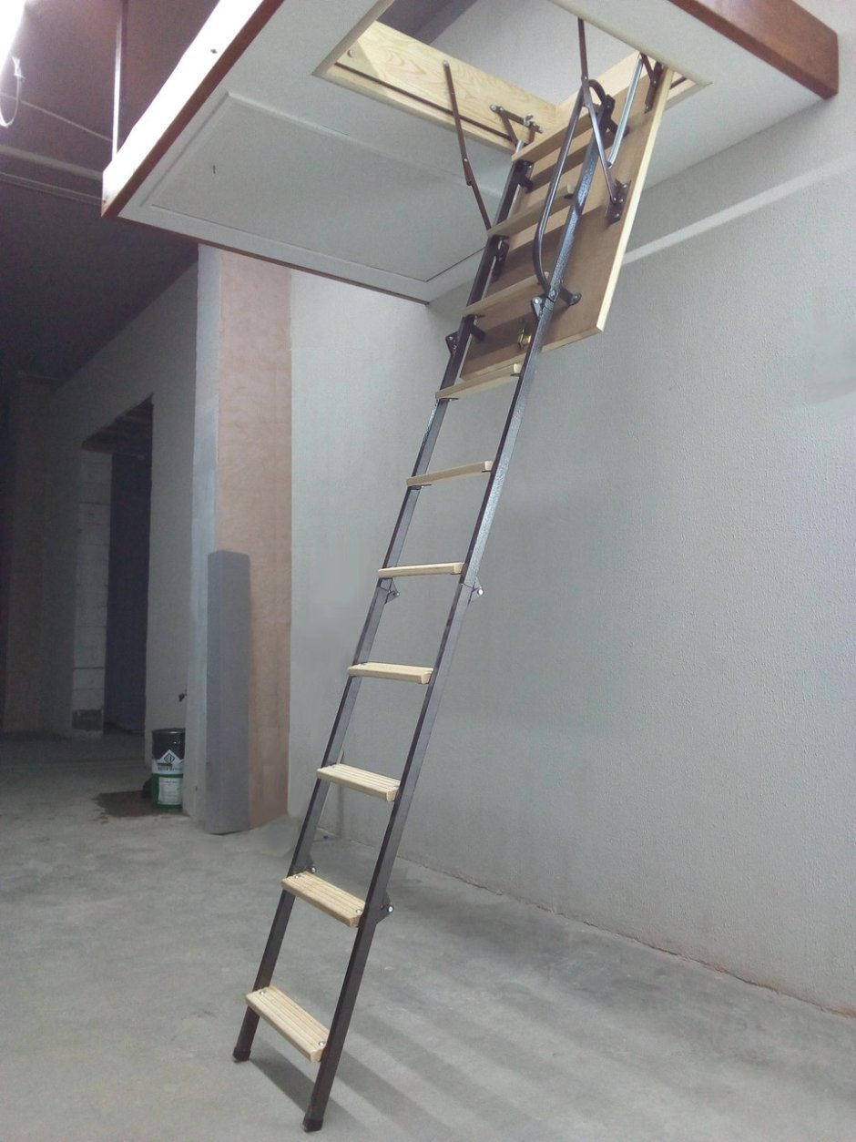 Лестница чердачная складная металлическая LMP Факро