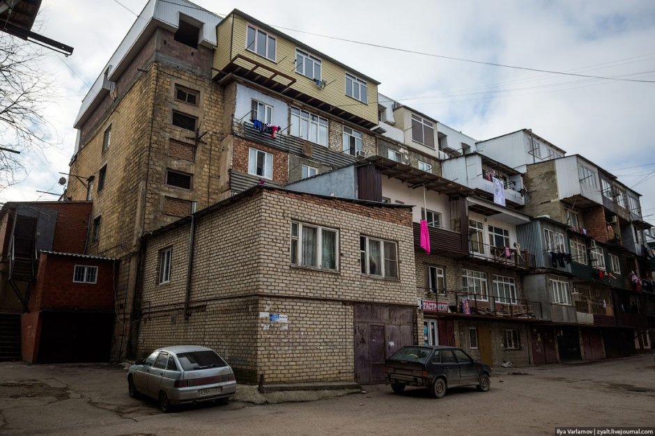 Балконы в Дагестане самострой