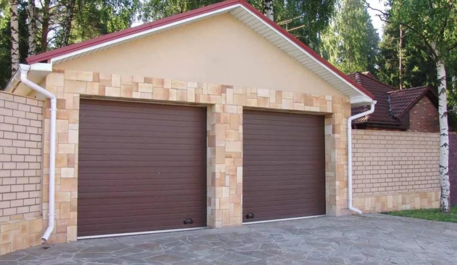 Стены для гаража из кирпича