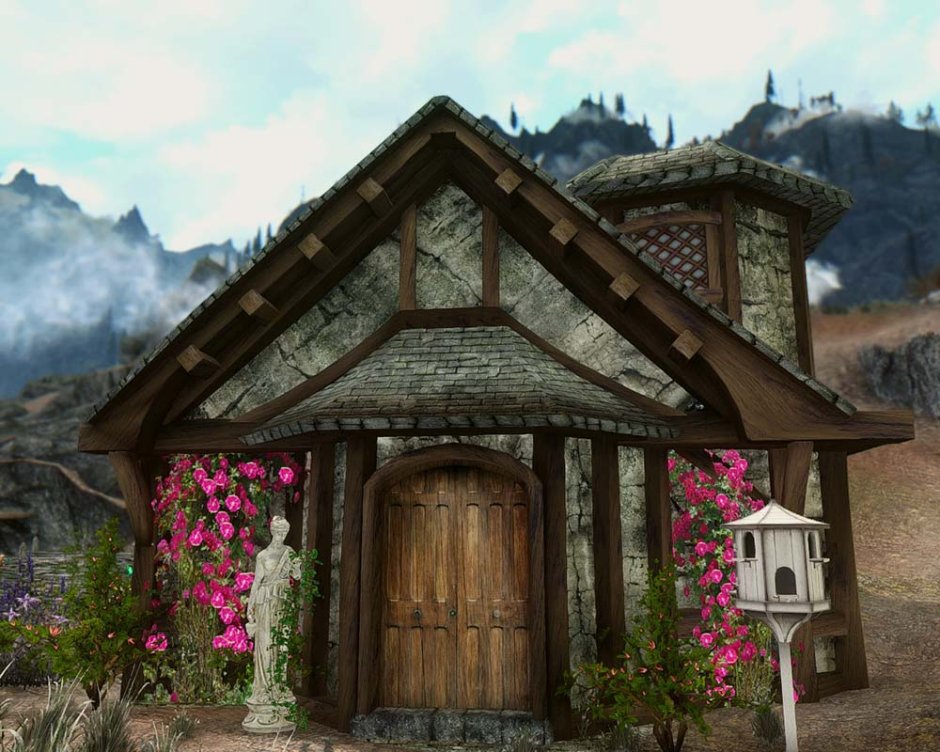 Elder Scrolls 5: Skyrim "дом у святилища Великого древа"