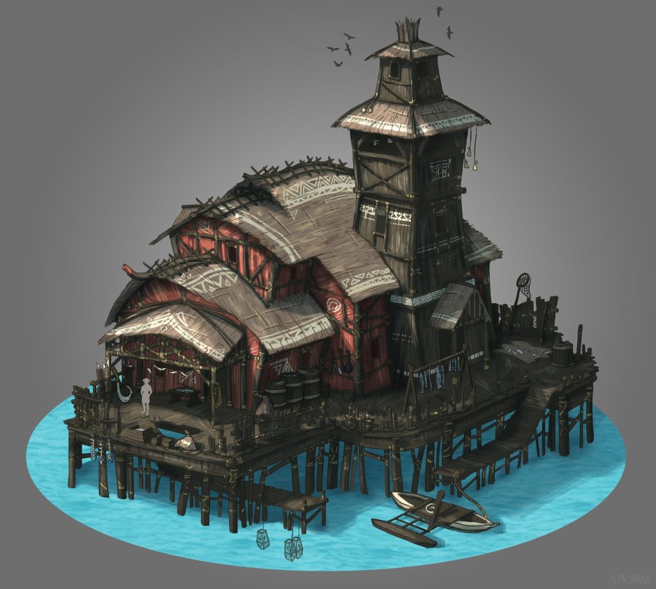 Дом викингов Valheim