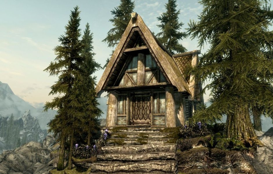 Домики скайрим