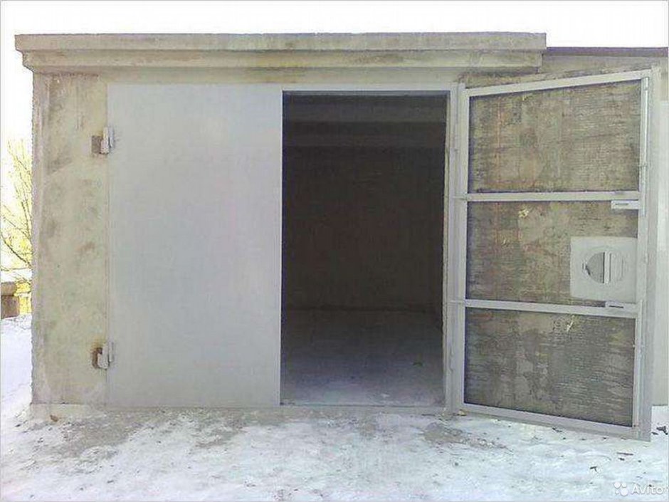 Монолитный гараж из бетона