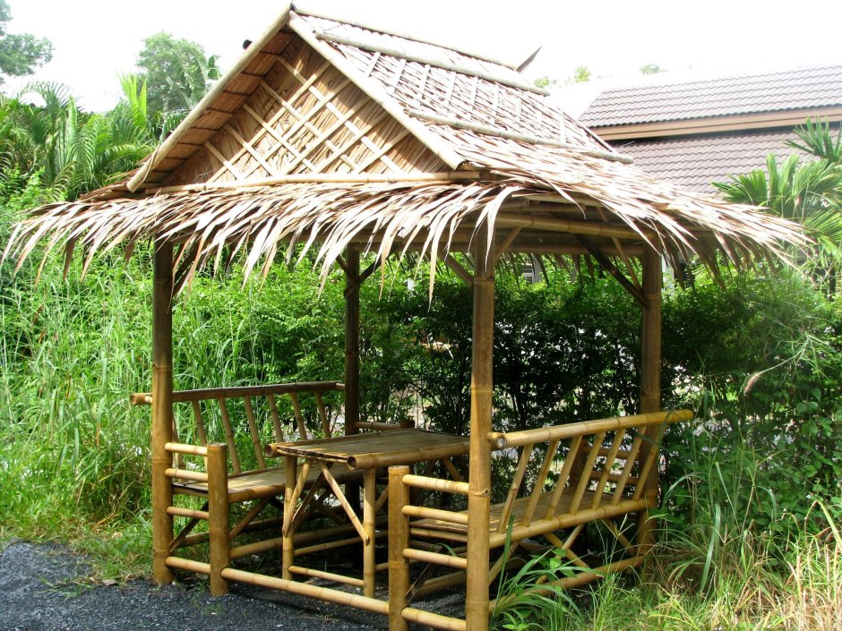 Пергола iz bambuka