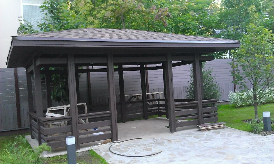 Беседка арт объект