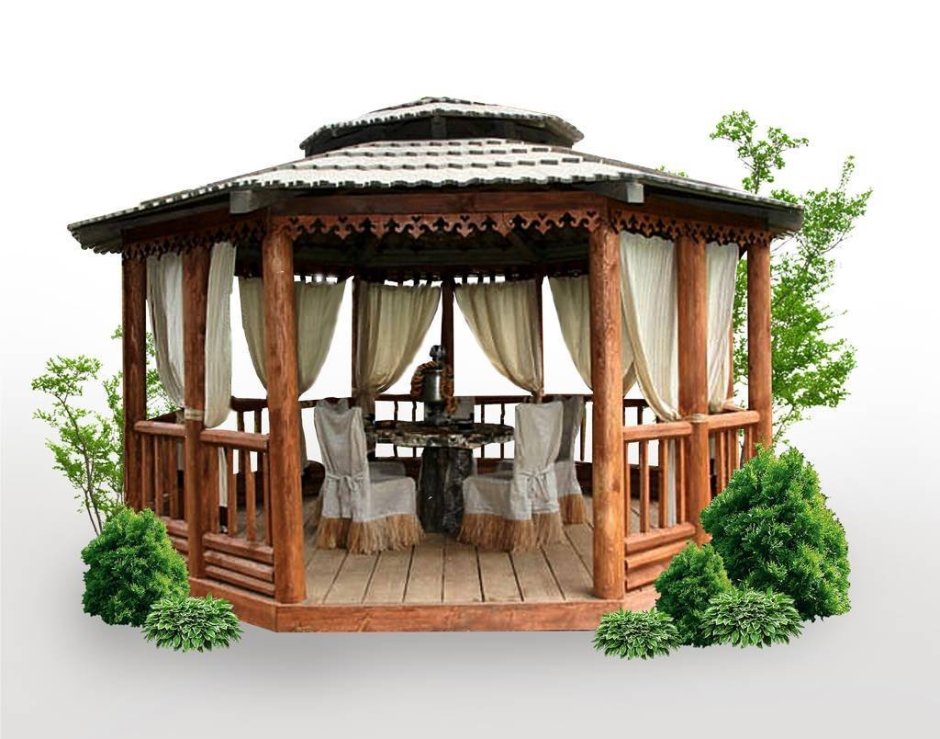 Пергола в сквере