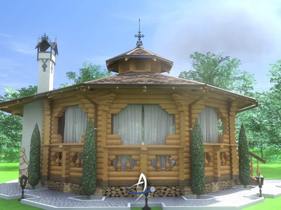 Терем беседка барбекю