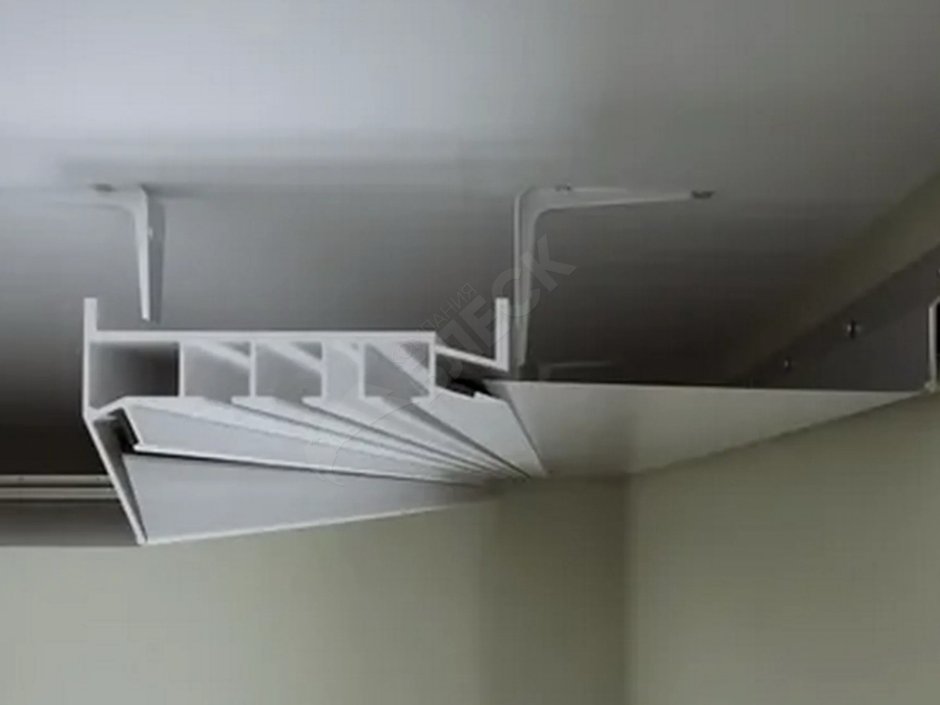 Профиль ПФ 0040 гардина двухрядная