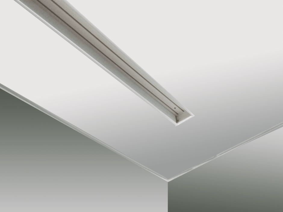 Карниз Галант Neo "Греция" с поворотом 3,0 белый глянец 3ряд