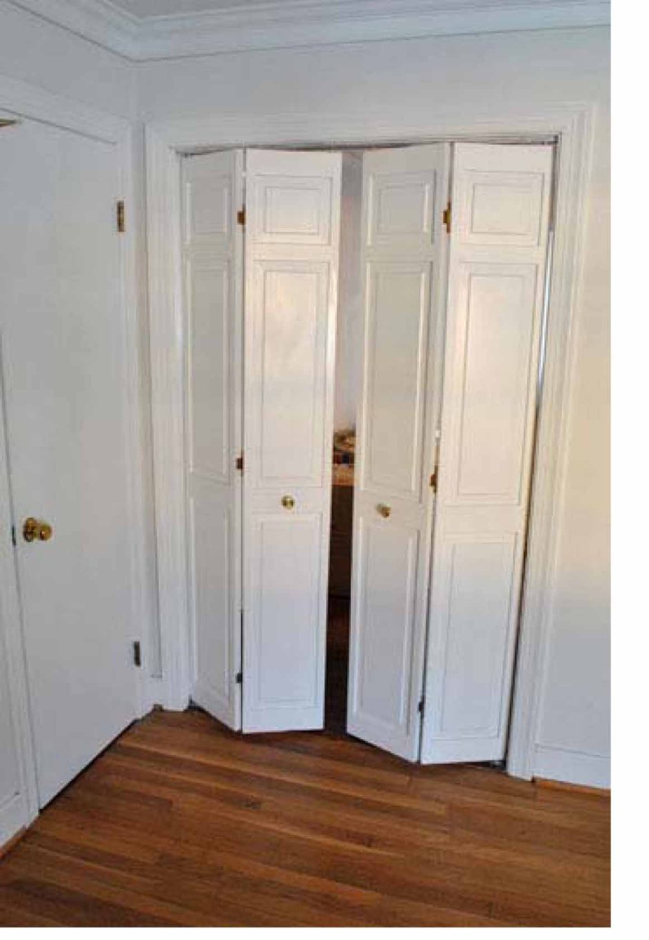 Складная дверь для гардеробной