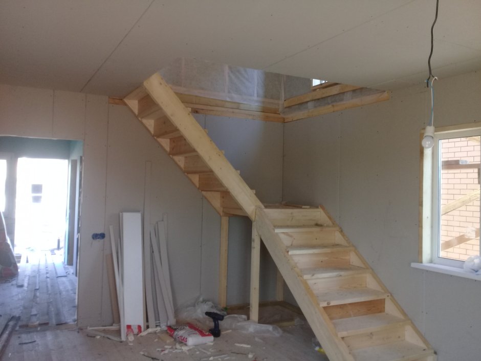 Каркас для мансарды второго этажа