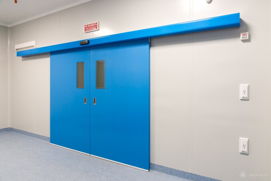 Медицинские двери для чистых помещений