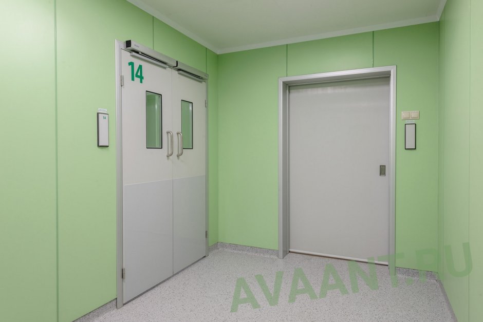 Слайдерные двери для чистых помещений