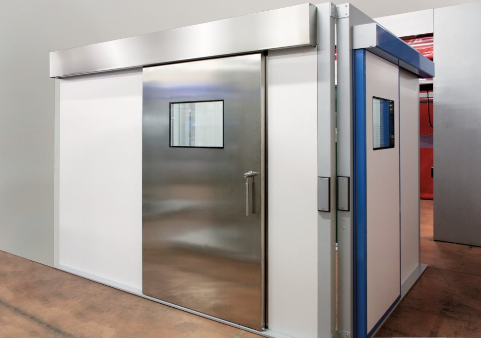 Медицинские двери для чистых помещений