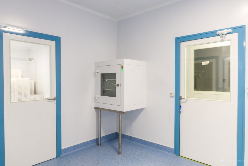 Откатные рентгенозащитные двери