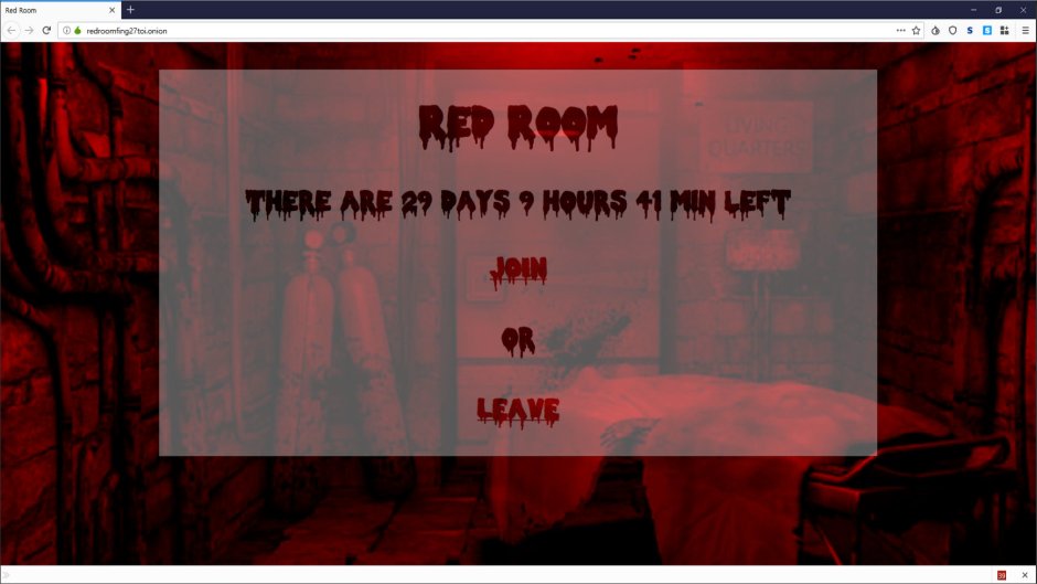 Красная комната редрум даркнет