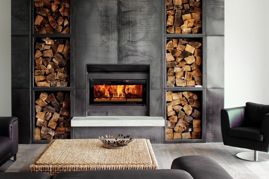 Декоративные поленья для камина