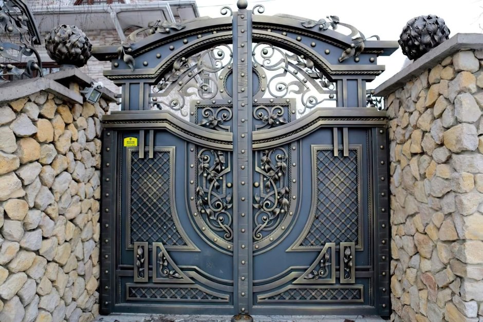 Кованые ворота Тамерлан