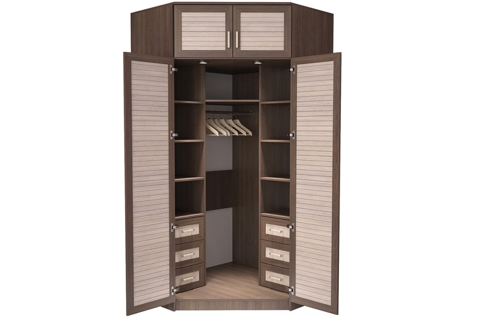 Угловой шкаф в прихожую