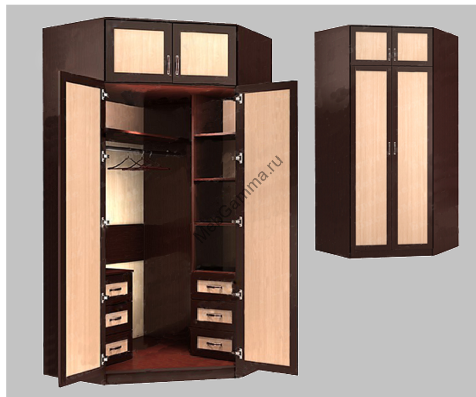 Угловой шкаф в прихожую