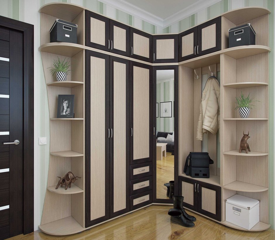 Шкаф купе с антресолью над дверью