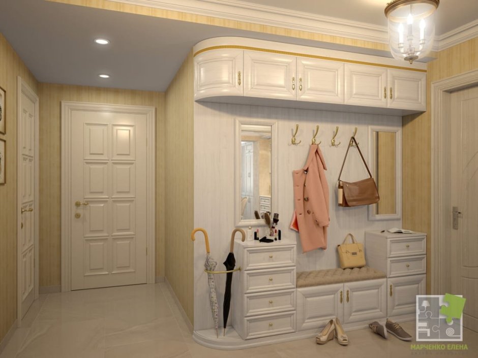 Шкаф купе с антресолями