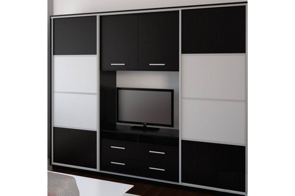 Шкаф купе с телевизором