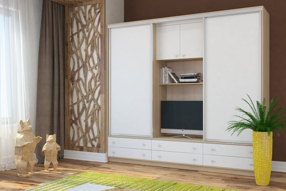 Шкаф-купе уют-4-z (Пеликан)