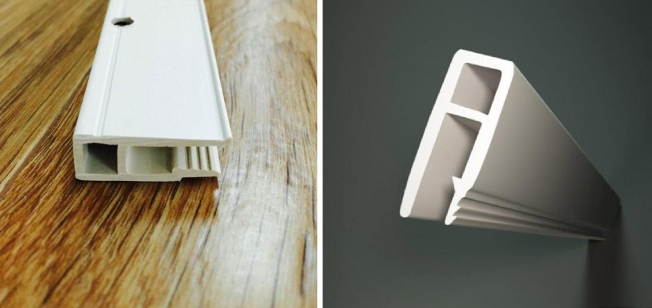 Багет стеновой невидимый для натяжного потолка