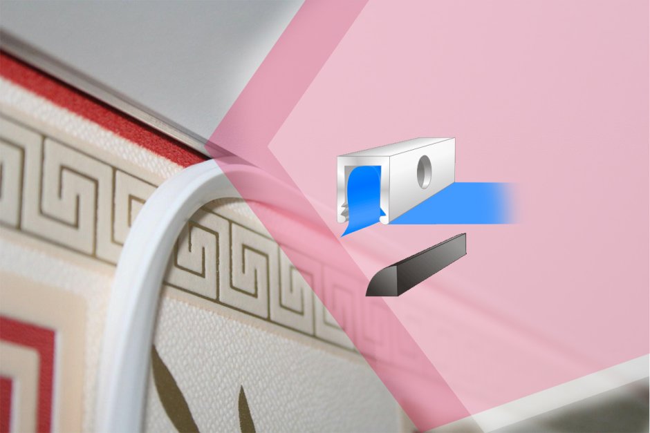 Вставка для натяжного потолка