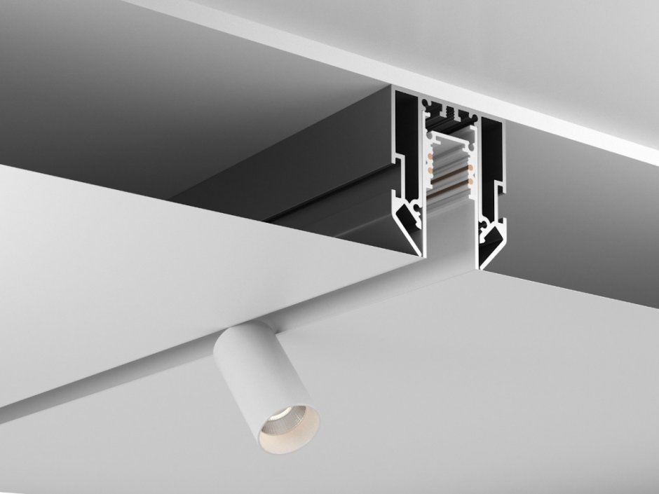 Слот 80 профиль для натяжных потолков