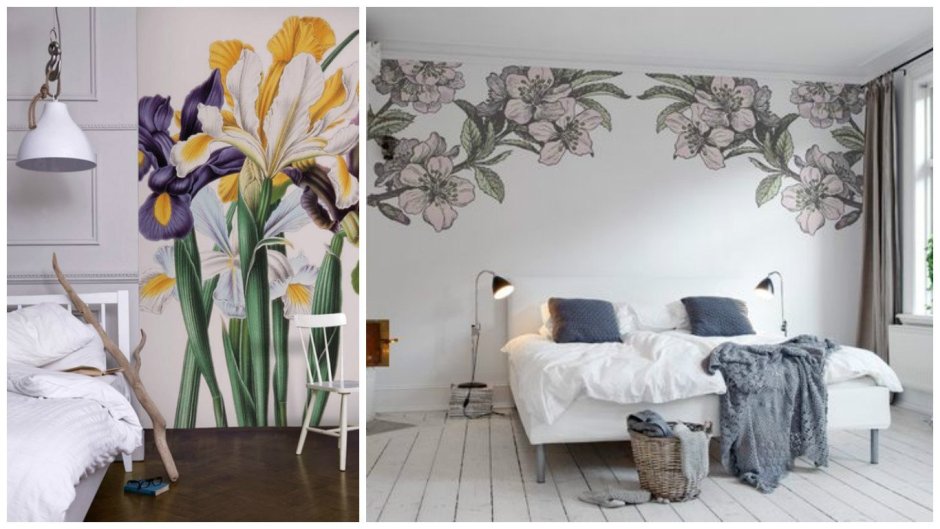 Роспись по обоям