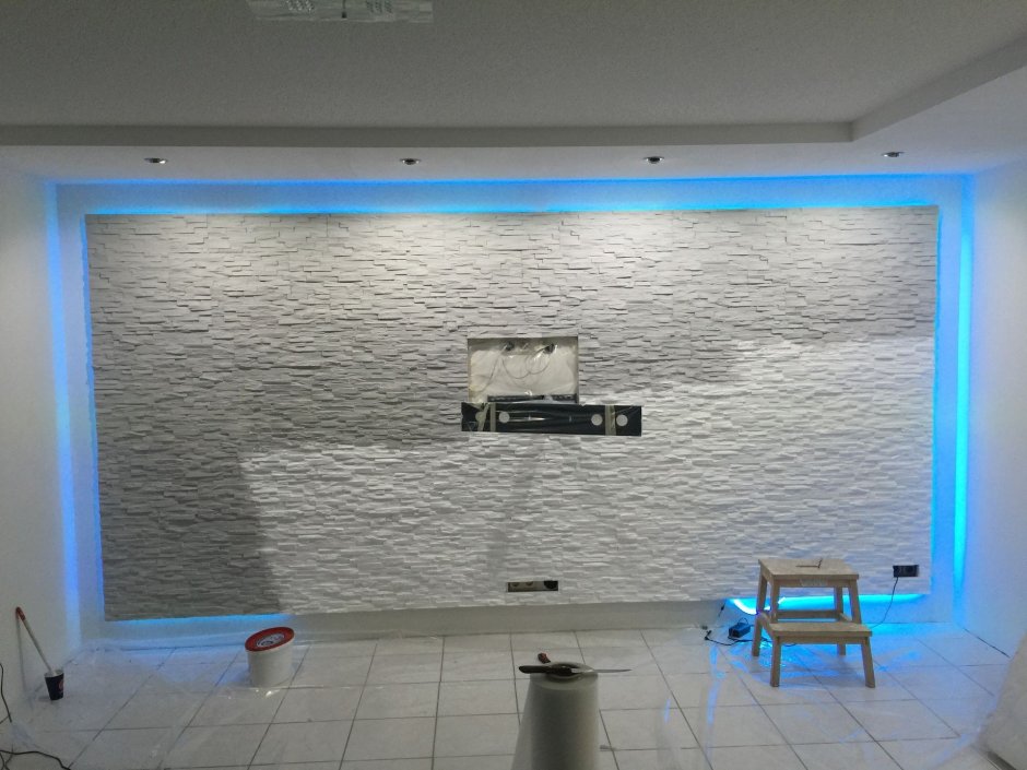 Панель для телевизора на стену с подсветкой