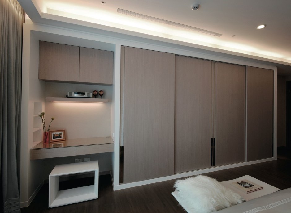 Шкафы из гипсокартона встроенные