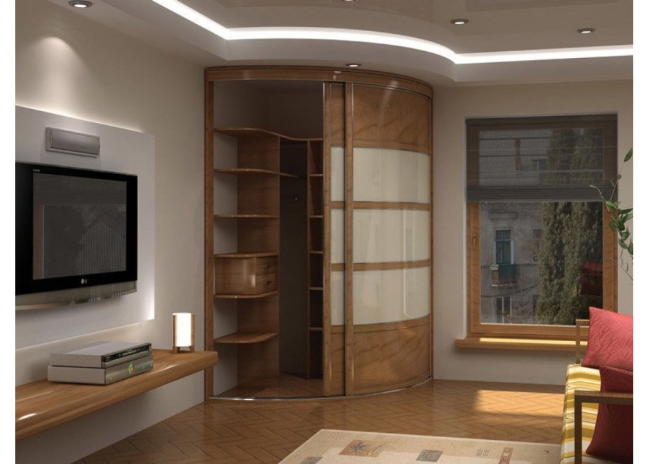 Шкаф встроенный в нишу