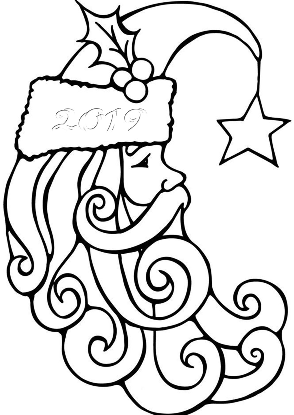 Трафарет "новогодний"