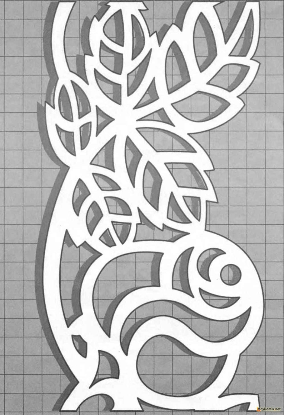 Трафареты для прорезной резьбы по древесины