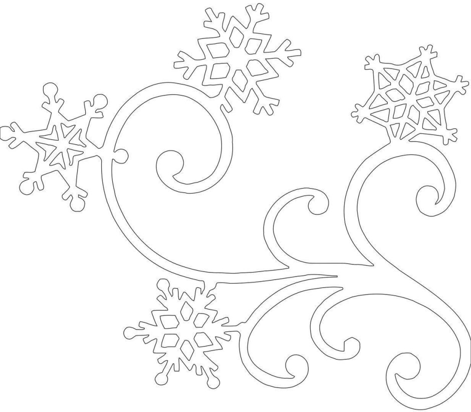 Узоры на окне