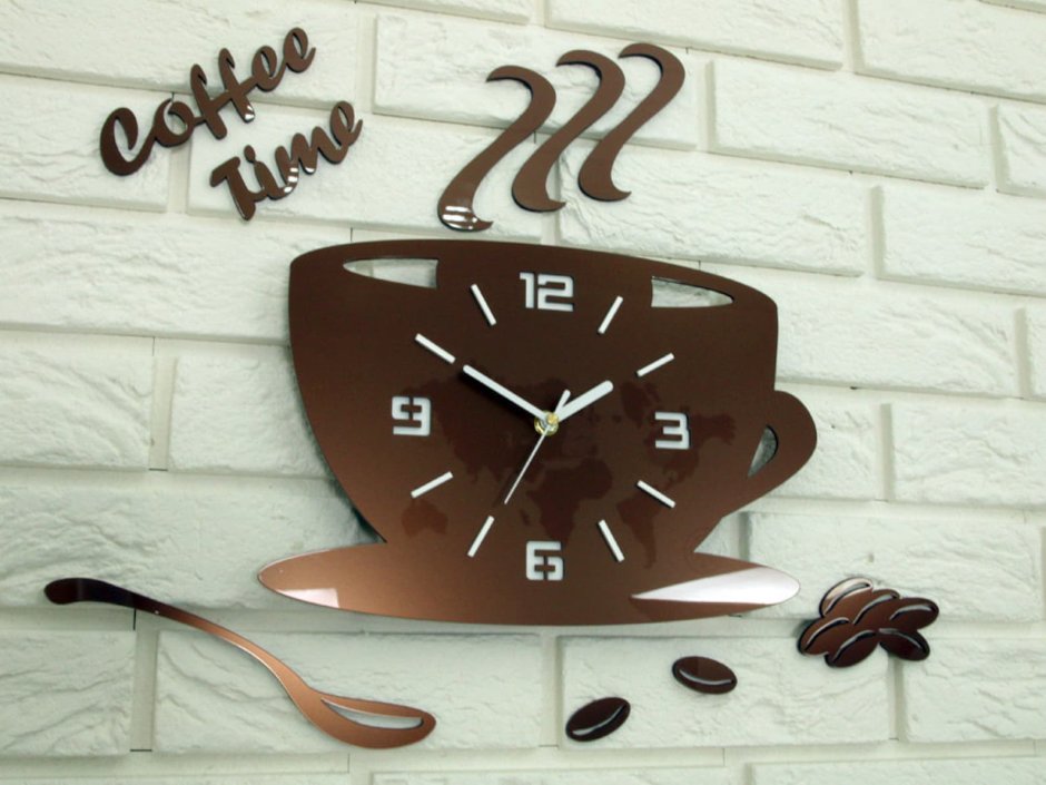 Часы на кухню из фанеры
