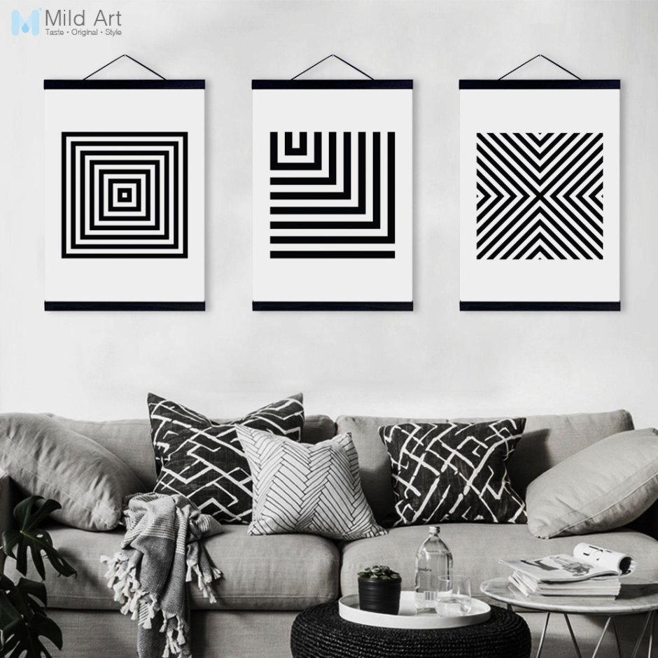 Черно белый коллаж