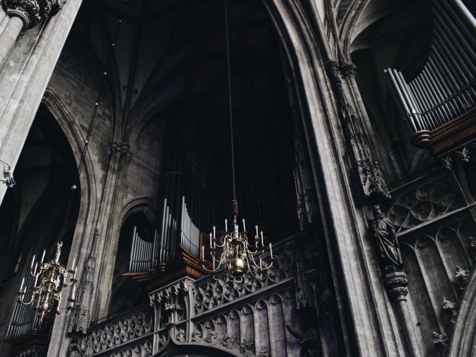 Храм Готический собор вампиры замок